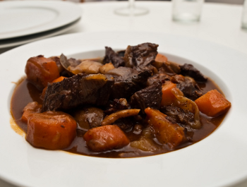 Repas "boeuf bourguignon"