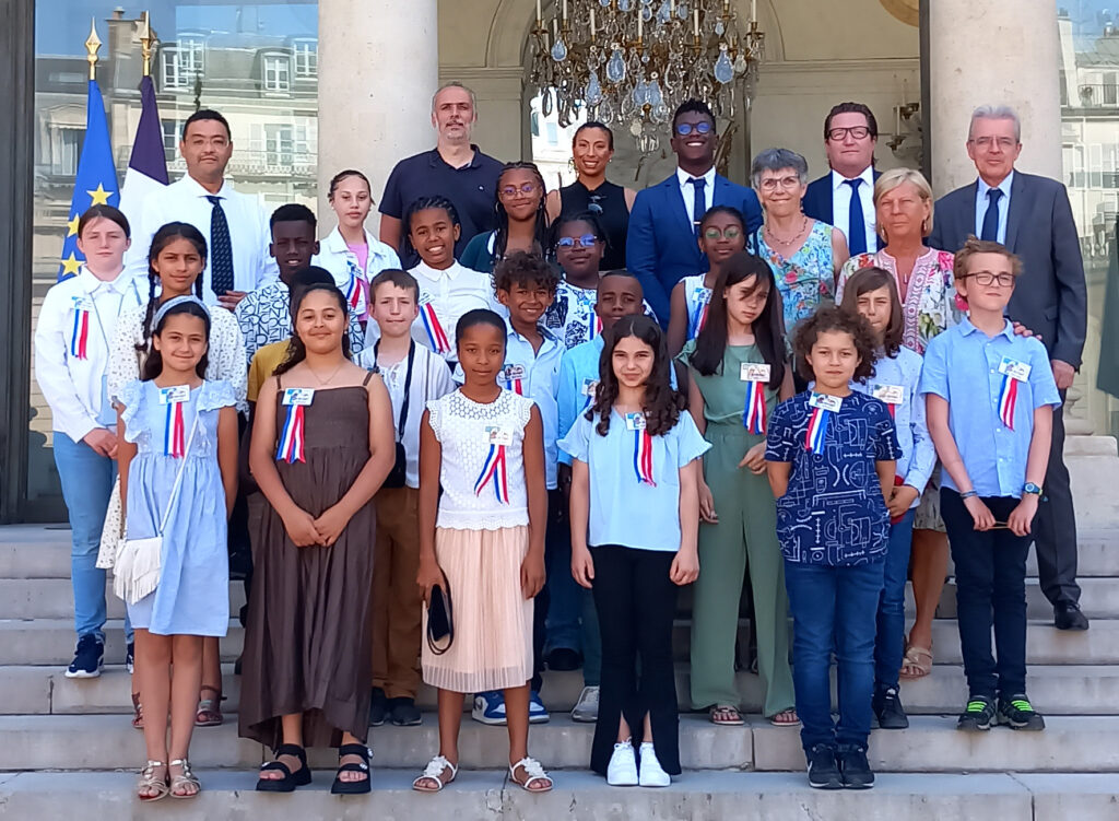 Les enfants du CCE visitent l'Elysée