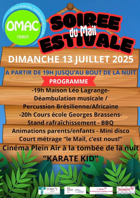 Soirée estivale du Mail